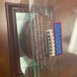 Tuff Leemans game used Football Display
